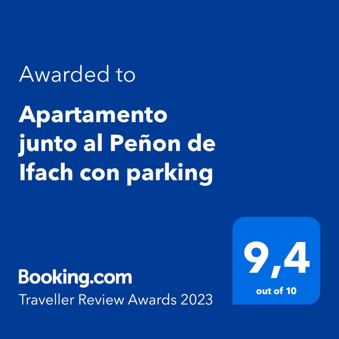 Apartamento Junto Al Penon De Ifach Con Parking Calpe Buitenkant foto